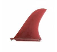 Folpus per Tavola da Surf Pinna per Longboard Deriva per Centrale Fibra di Vetro Robusta Spinta Manovrabilità Che Riduce La Resistenza Migliorando La , Rosso , 10 Pollici