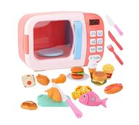 Folpus Piccolo Set Da Chef Giocattolo per Bambini con Cibo Finto - Giocattolo Ideale per Bambini Piccoli E Più Grandi, Sia Maschi Che, Rosa 31pcs, Taglia unica bambino
