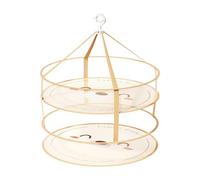 Folpus Porta Maglioni Pieghevole in Rete per Appendere Vestiti, Stendibiancheria Portatile per Viaggi, Casa, Interni, Campeggio, Magliette, 61cmx24cm