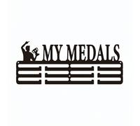 Folpus Porta Medaglie Scaffale Medagliere Supporto Organizzatore Design in Metallo Resistente a Parete per Esporre Sportivi Adatto a Atleti E Decorazione Domestica, I Miei Medaglie - Modello A