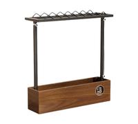 Folpus Porta Racchette da Tennis, Supporto da Pavimento per Racchette da Badminton, scaffale Robusto, espositore per da Badminton per Asilo Nido
