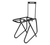 Folpus Portapacchi Anteriore con capacità di Carico di 15 kg, Nero per Pendolari E Accessori Professionali con Protezione Laterale