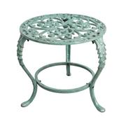 Folpus Portavaso Antico in Ghisa a Spirale E Struttura Stabile per Mostrare Vasi atto per Balcone E Terrazza , Verde
