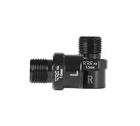 Folpus Prolunga Pedali Bicicletta Estensori Adattatori Assi Estensori Pedali Corpo Metallico Filettato Integrazione con Pedali Comuni Riduce Sfregamento su, Nero, 16mm