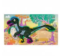 Folpus Puzzle Dinosauro Gioco Educativo Puzzle Legno Enigmi Bambini Set Interattivo Apprendimento Guidato con Incastri E Materiali Durevoli Adatto a Bambini, Oviraptor Digitale