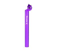 Folpus Reggisella per Bicicletta, Tubo Sella per Bicicletta, con Morsetto Regolabile, Leggero, Robusto, Reggisella con Sospensione da 300 Mm di Lunghezza per, Viola 3,09x30cm