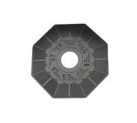 Folpus Righello per Macinacaffè, Guida Alla Macinatura, Accessorio di Misurazione Professionale per Macinare I Chicchi Da Fine a Grossolana Nei Bar, Bagua Nero