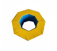 Folpus Rullo Allenamento Bambini Roller Gioco Bambini Cilindro Schiuma Palestra Infantile Modulo Morbido in Vinile Facile da Pulire per Esercizi Equilibrio E, Ottagono Cavo