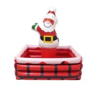 Folpus Secchio Ice Gonfiabile con Elemento Decorativo Festivo E Pareti Spesse in PVC per Conservare il Freddo Delle Lattine E Delle Bottie Nelle Occasioni Speciali