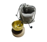 Folpus Set di campane tibetane decorative, per la meditazione, per la sala da tè degli uomini, Style B