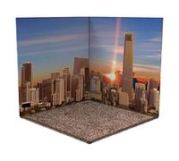 Folpus Set di Diorama per Modellismo in Schiuma PVC, Accessori per Modellismo Edile, Mini Collezione per Presentazione E Ufficio, Città
