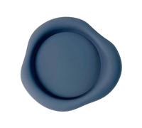Folpus Sottobicchiere in silicone per bevande, sottobicchiere per tazze, elegante portatile da banco, resistente al calore, per regalo, cena, appartamento, Blu