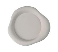 Folpus Sottobicchiere in silicone per bevande, sottobicchiere per tazze, elegante portatile da banco, resistente al calore, per regalo, cena, appartamento, Bianco