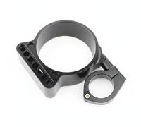 Folpus Staffa Contachilometri Supporto Strumento Staffa Tachimetro Supporto Strumentazione Montaggio Laterale Regolabile CNC Che Libera il Manubrio E, Nero