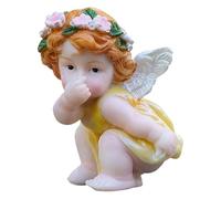 Folpus Statua da bagno con naso che si tiene, statuetta volgare, stravagante e carina, accessori decorativi per il bagno, ornamento divertente in resina,