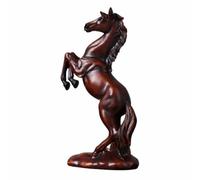 Folpus Statuetta di Impennato Dinamica Statuetta con Base Integrata Dettagliata Scultura con Base Stabile per Soggiorno, Scrivania, Rosso+