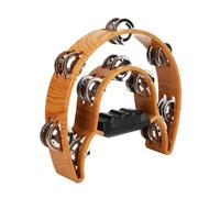 Folpus Strumento a Percussione a Tamburello a Doppia Fila, Versatile, Portatile, in Metallo