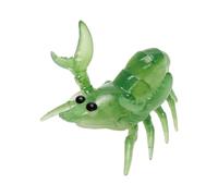 Folpus Supporto per Penna a Forma di Gambero per Sollevamento Pesi, Supporto per Penna a Forma di Animale, Supporto per Penna Da Ufficio, Verde