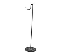 Folpus Supporto per Scacciapensieri Appendiabiti Da Tavolo Porta Pennelli Artistici Espositore per Gioielli Rastrelliera Decorativa Base Solida per Massima S, Gancio Quadrato Nero