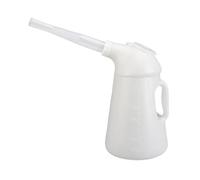 Folpus Tanica per Olio con Beccuccio, Tanica Dispenser, Resistente, Contenitore per La Misurazione delle Perdite Dell'olio con Coperchio per Liquidi per Veic, 5 Litri