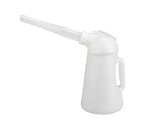 Folpus Tanica per Olio con Beccuccio, Tanica Dispenser, Resistente, Contenitore per La Misurazione delle Perdite Dell'olio con Coperchio per Liquidi per Veic, 3 Litri