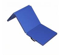 Folpus Tappetino per Esercizi Pieghevole con Maniglie Integrate E Materiale Resistente in Pelle Sintetica per Fitness, Color to 10, Tappetino Pieghevole A Tre Sezioni con Pelle Ispessita 180x60x5 Cm