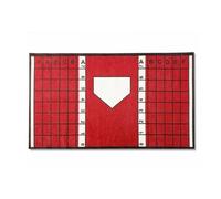 Folpus Tappeto con Linee di Confine Stabile | Tappeto da Battuta per Baseball, Resistente all'Usura, namento in Giardino