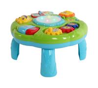 Folpus Tavolo attività per bambini, giocattolo sonoro sensoriale per l'apprendimento precoce, centro di gioco musicale per lo sviluppo precoce, Verde