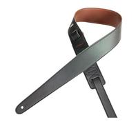 Folpus Tracolla per chitarra comoda, di, pratica, in pelle PU, robusta, leggera, ideale come regalo o come sostituto di una tracolla regolabile, Nero
