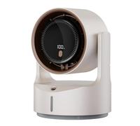 Folpus Umidificatore Ventilatore da Scrivania Portatile Ricaricabile Ventola da Tavolo Silenziosa con Nebbia Fine E Serbatoio Integrato Testa Inclinabile E