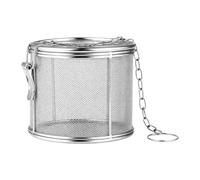 Folpus Uovo Da Tè con Catenella, Portatile, Versatile, Adatto Anche Come Setaccio per Spezie in Cucina, Diametro 14 Cm