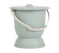 Folpus Vasino Sputacchiera Orinatoio con Coperchio, Toilette Portatile Orinatoio Notturno, Padella Portatile Vaso da Notte per Bambini Donna Casa, Verde