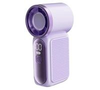 Folpus Ventilatore Portatile Compatto, Multifunzionale, Silenzioso, Mini Ventilatore a Mano, Accessorio per Il Trucco, per Donne, Uomini, per attività, Viola