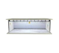 Folpus Vetrina espositiva per Modelli di Auto in 1/64, parcheggio, Disposizione degli spazi di parcheggio, Decorazioni per la casa, Sfondo, Garage, Style C