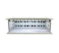 Folpus Vetrina espositiva per Modelli di Auto in 1/64, parcheggio, Disposizione degli spazi di parcheggio, Decorazioni per la casa, Sfondo, Garage, Style D