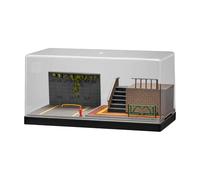 Folpus Vetrina espositiva per Modelli di Auto in Scala 1/64, Scenario di parcheggio, Diorama, espositore per Modelli di Veicoli, Style B