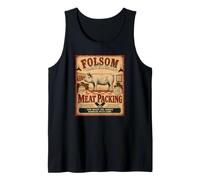 Folsom Carne Imballaggio Retro Macellaio San Francisco Pride Canotta
