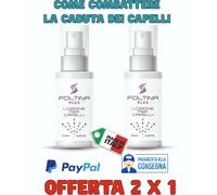 FOLTINA PLUS OFFERTA 2X1 riattiva la crescita - infoltisce i capelli ANTICADUTA