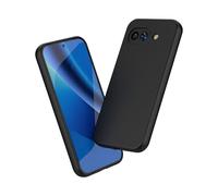 Foluu Progettata per Google Pixel 10a, custodia in silicone antiurto con rivestimento in morbida microfibra antigraffio] per Google Pixel 10a 5G 2026 (nero)