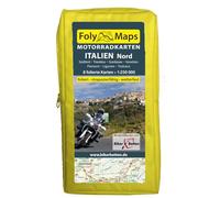 FolyMaps Motorradkarten Italien Nord: 1:250 000 Südtirol, Trentino, Gardasee, Piemont, Ligurien, Toskana, Venetien, Friaul