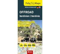 FolyMaps OFFROAD Sardinia 1:250,000: Special map with over 60 off-road tracks: Spezialkarte mit über 60 Offroad Pisten