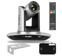 FoMaKo Telecamera NDI PTZ Camera con Tracciamento AI, Zoom Ottico 20x, Uscita HDMI IP USB3.0 Telecamera PTZ per Streaming Live YouTube/Twitch/Eventi/Chiesa, PoE 1080P60 (NDI 6 & NDI HX3 Certified)