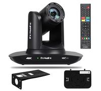 FoMaKo Telecamera PTZ 4K HDMI NDI AI Auto-Tracking Gen 3, Zoom Ottico 20X, USB3.0 LAN HDMI PTZ Camera 4K per Eventi Conferenze Chiesa Eventi, Videocamera K20UH NDI