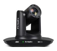 FoMaKo Telecamera PTZ NDI 4K 30x, zoom ottico 30x, AI Auto-Tracking Gen 3, 3G-SDI IP USB3.0 HDMI PTZ Camera per servizi religiosi educazione di culto (NDI 6 e NDI HX3) K30NS, colore nero