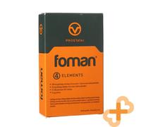 FOMAN 30 Pillole Prostata Urinario Sistema Riproduttiva Funzione Supplemento Men