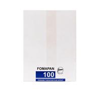 Fomapan 100 Classic 4x5" S/W B/W 10,2x12,7cm Pellicola Piana, 50 Fogli