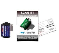 Fomapan Black + White Film con filmato e scansione, trasferimento dati immagine tramite WE