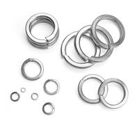 FOMGIIN Rondelle Elastiche Acciaio Inossidabile M3, 100 Pezzi Rondelle Elastiche a Spirale DIN 127 Forma B, Rondella a Molla di Sicurezza in Acciaio Inox A2 V2A, con Blocco Elicoidale