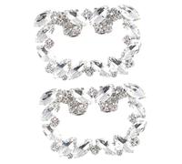 FOMIYES 1 Paio Fermagli Per Scarpe Con In Metallo Con Fibbia A Per Abbellimenti Sposa Per Per Per