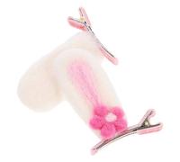 FOMIYES 1 Paio Forcina Per Orecchie Di Coniglio Piccoli Coniglietto Che Fa i Primi Passi Fascia Per Coda Ragazzo Ragazza Giocattoli Infantile Molletta Lana Vergine